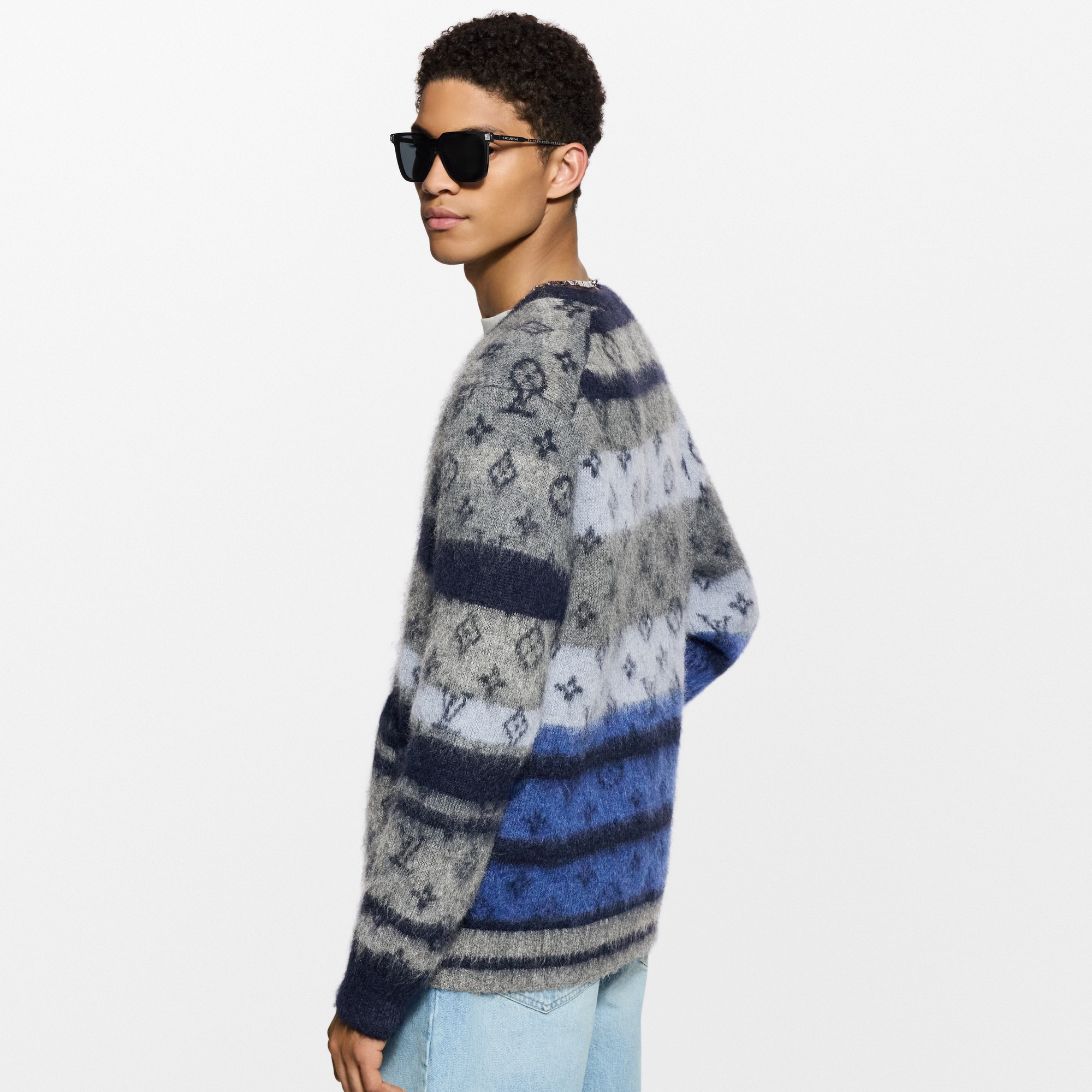 Monogram Mohair Cardigan - Ready-to-Wear | LOUIS VUITTON
